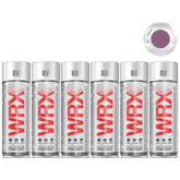 6X WRX Flat Maroon Spray Paint 400ml Spray Paint
